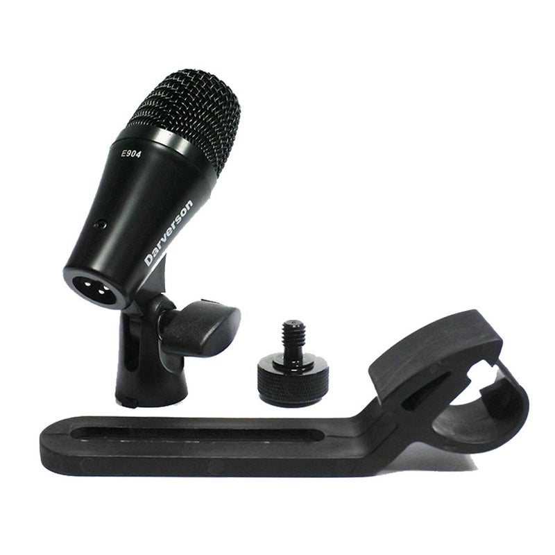 Darverson Cardioid Dynamic Tom Snare Drum Microphone Mic for Drum Kit Percussion Instrument Sound Pickup with Fixed Holder Mount - Image 2